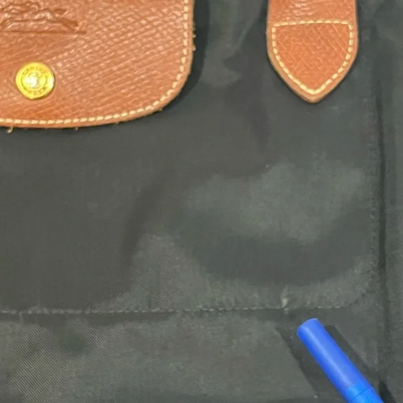 Longchamp Black and Brown Tote Bag - Picture 9 of 11